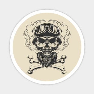 Biker Skull Magnet